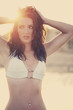 Photo: Beautiful woman on the beach Beautiful woman on the beach