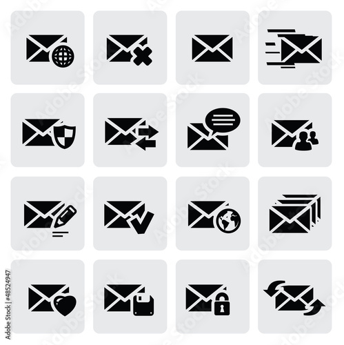 Vector: email icons email icons