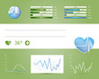 Vector: Medical infographics elements Medical infographics elements