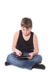 boy with a Tablet PC