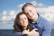Photo: Happy Couple at the ocean Happy Couple at the ocean