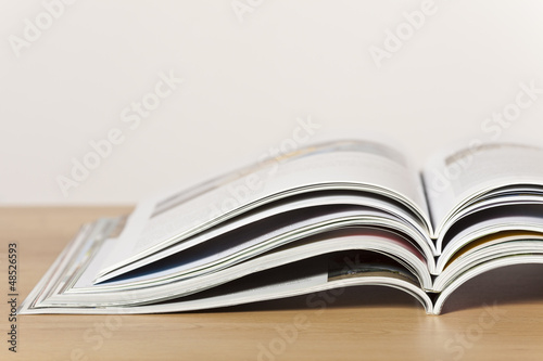 Photo: Stapel Zeitschriften Stapel Zeitschriften
