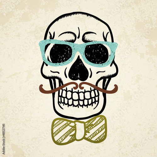 Vector: Vector illustration of decorative skull Vector illustration of decorative skull