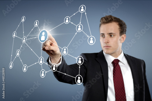 Photo: Social Network Interface Social Network Interface