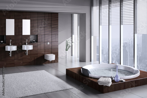 Photo: Exclusive Luxury Penthouse Bathroom Interior Exclusive Luxury Penthouse Bathroom Interior