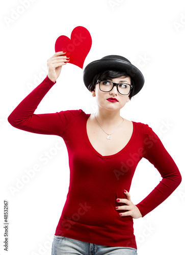 Photo: Valentine's girl Valentine's girl