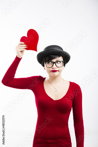 Photo: Valentine's girl Valentine's girl