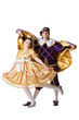 Guy and girl dressup as Prince and Princess