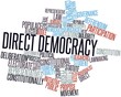 Word cloud for Direct democracy