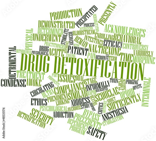 Illustration: Word cloud for Drug detoxification Word cloud for Drug detoxification