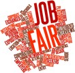 Word cloud for Job fair