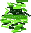Word cloud for Marine conservation