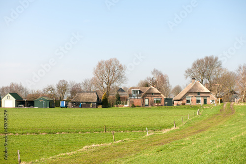 Photo: Agricultural landscape in Holland Agricultural landscape in Holland