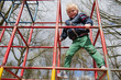Photo: Child playing in playgarden Child playing in playgarden