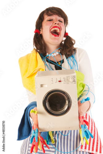 Photo: Happy housewife Happy housewife