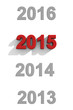 Photo: 2015 New Year sequential dates 2015 New Year sequential dates