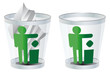 trash can vector