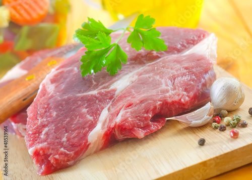 Photo: raw meat raw meat