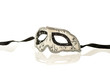 Photo: Black and white mask isolated Black and white mask isolated