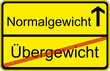 Übergewicht - Normalgewicht