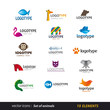 animal logo set