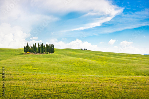 Photo: Beautiful landscape in Tuscany, Italy Beautiful landscape in Tuscany, Italy