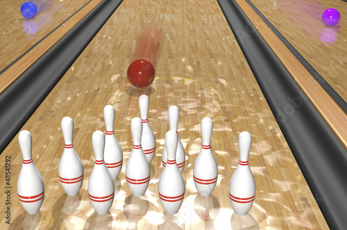 Illustration: Bowling.3d rendr Bowling.3d rendr