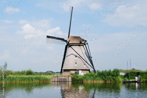 Photo: Windmill in Kinderdijk - Holland Windmill in Kinderdijk - Holland