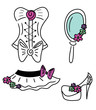 Cute outfit icons