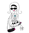 Fashionable girl