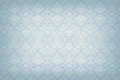 Hintergrund blau - Damast-Tapete