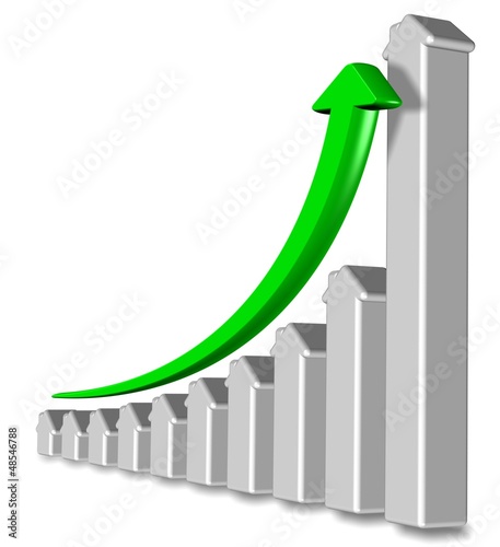 Illustration: Property prices rising Property prices rising