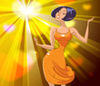 Dancing woman