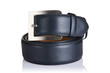 Male elegant belt isolated on the white