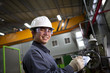 asian male industrial mechanic