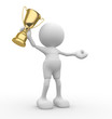 Gold trophy