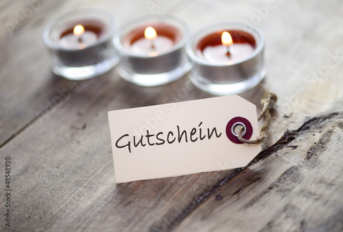 Photo: Gutschein Gutschein