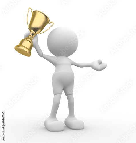 Illustration: Gold trophy Gold trophy