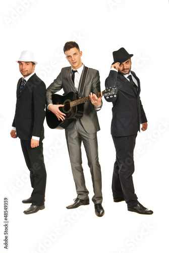 Photo: Full length of musical band Full length of musical band