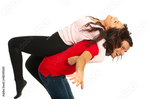 Photo: Happy playful couple Happy playful couple