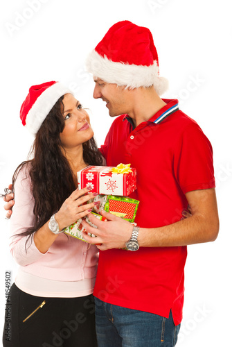 Photo: Happy Christmas couple Happy Christmas couple