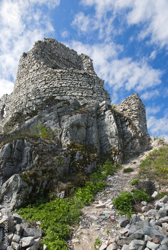 Photo: Thrown down a medieval castle Gymes Thrown down a medieval castle Gymes