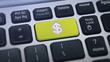 Dollar Sign. Tracking shot of the keyboard key Dollar Sign.