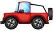 Vector: A red car A red car