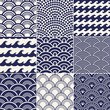 seamless ocean wave pattern