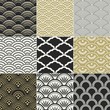 seamless ocean wave pattern