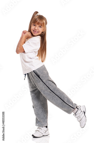 Photo: Little girl dancing Little girl dancing