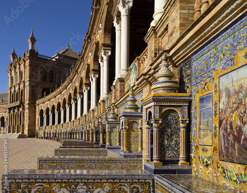 Photo: plaza espagna, andaloucia, sevilla plaza espagna, andaloucia, sevilla