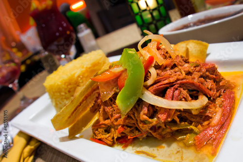 Photo: Spanish Ropa Vieja Shredded Beef Meal Spanish Ropa Vieja Shredded Beef Meal