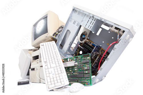 Photo: old computer components old computer components